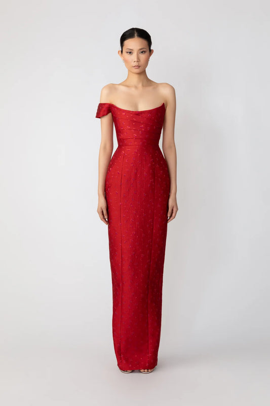 Sau Lee - Jackson Jacquard Gown